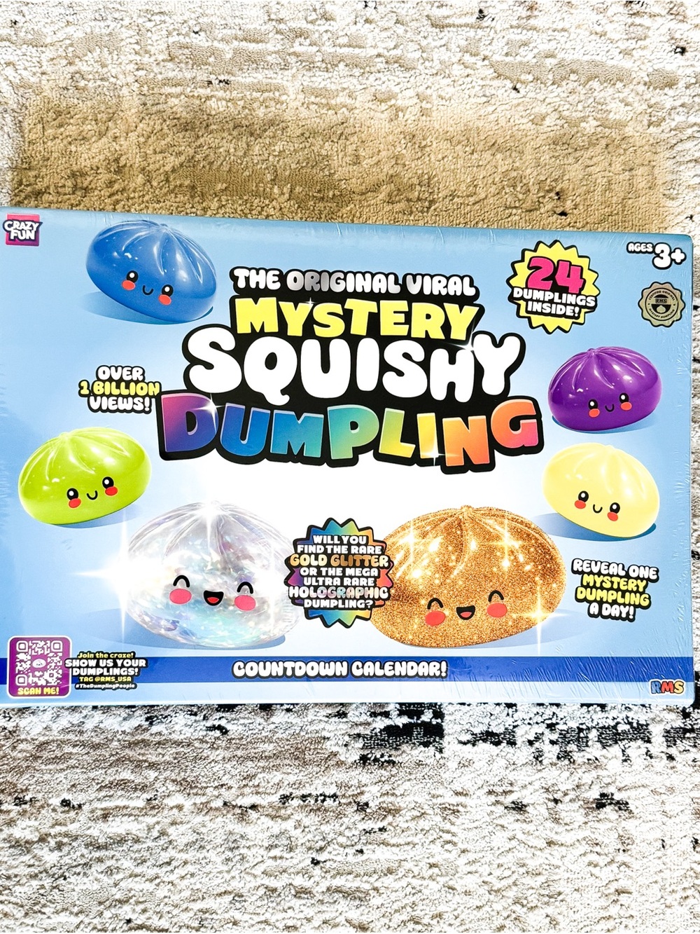 Mystery Squishy Dumpling Countdown Calendar by - Assorted Colors